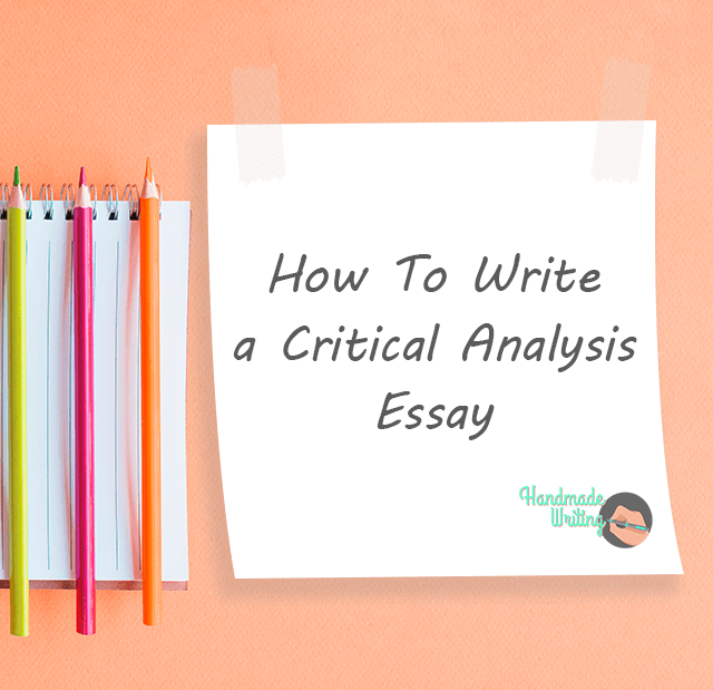 How to Write an Analysis Paper