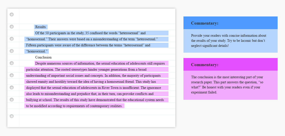 How to Write Results in a Research Paper